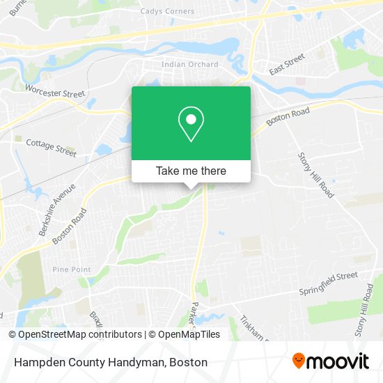 Mapa de Hampden County Handyman
