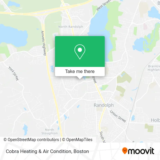 Cobra Heating & Air Condition map