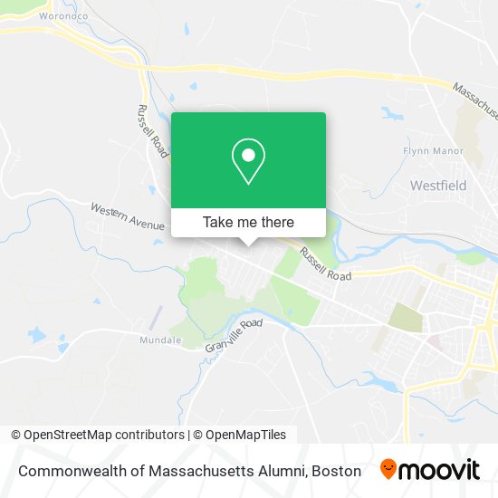 Commonwealth of Massachusetts Alumni map