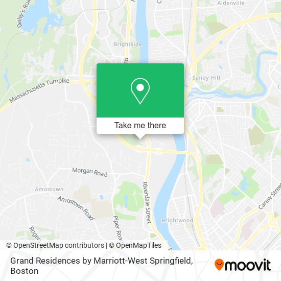 Grand Residences by Marriott-West Springfield map