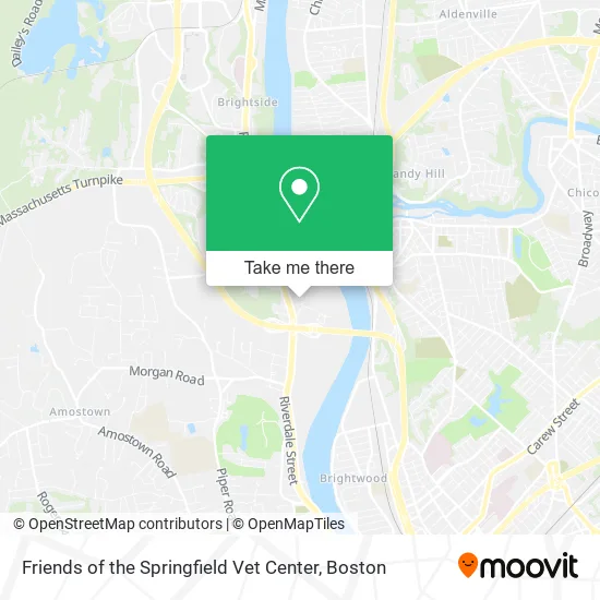 Friends of the Springfield Vet Center map