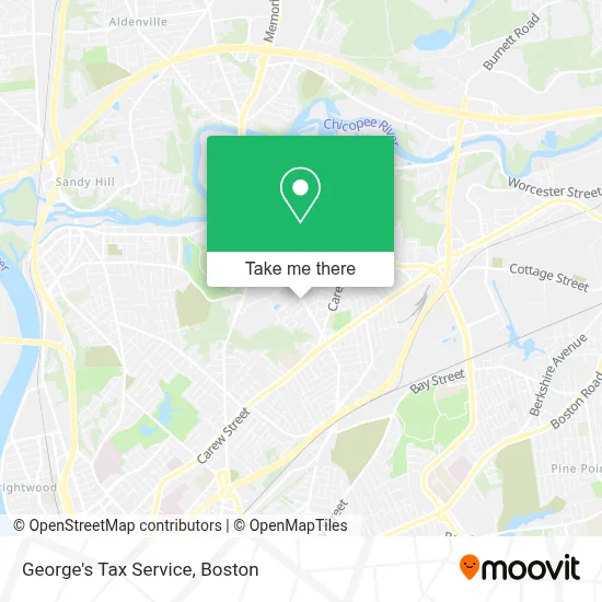 George's Tax Service map