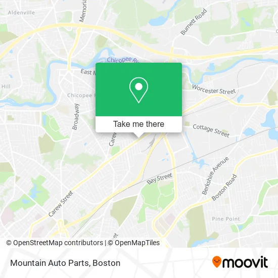 Mountain Auto Parts map