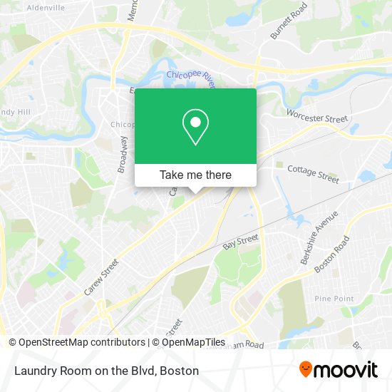 Laundry Room on the Blvd map