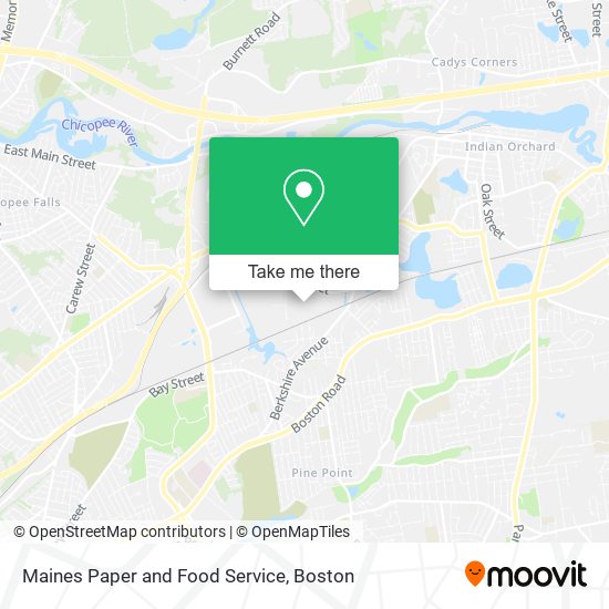Maines Paper and Food Service map