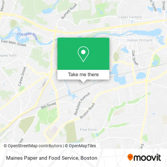 Maines Paper and Food Service map