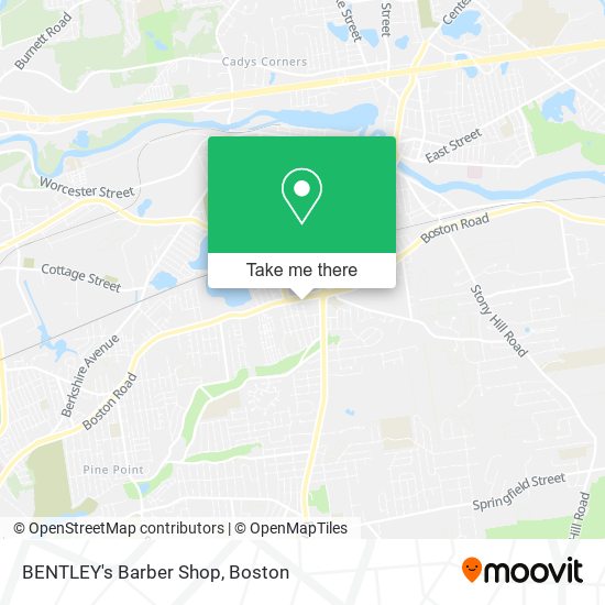 BENTLEY's Barber Shop map