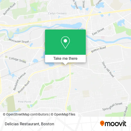 Delicias Restaurant map