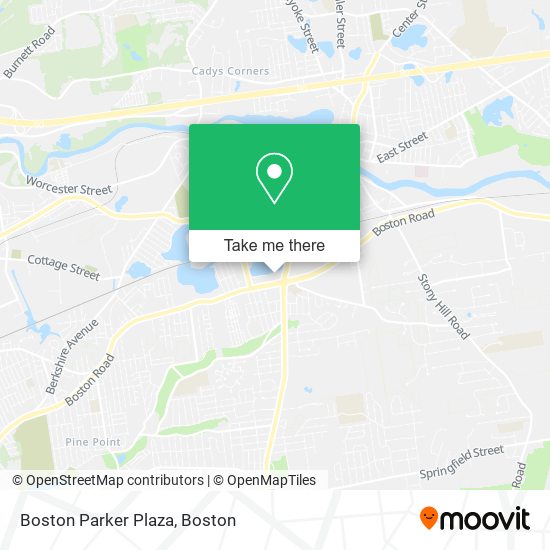 Boston Parker Plaza map