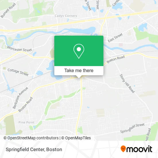 Springfield Center map