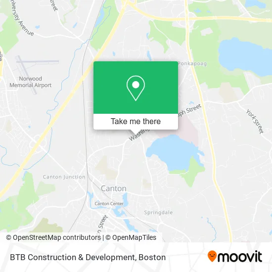 BTB Construction & Development map