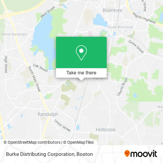 Burke Distributing Corporation map