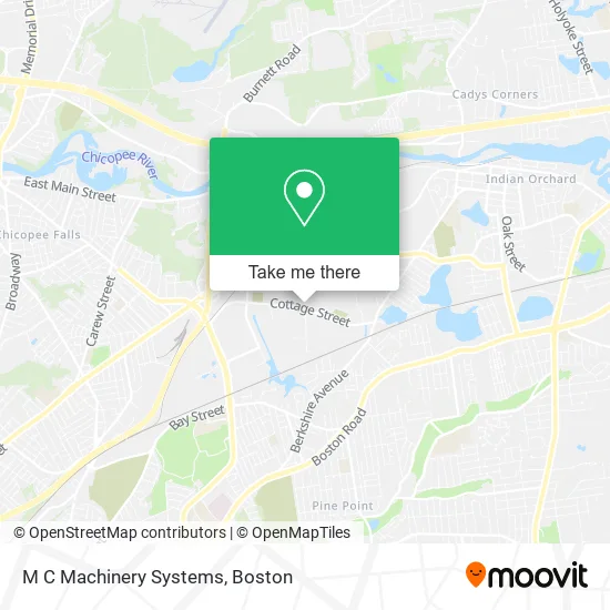 M C Machinery Systems map