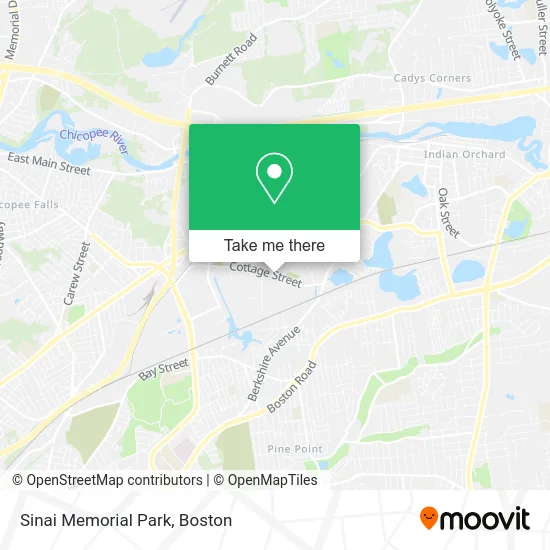 Mapa de Sinai Memorial Park