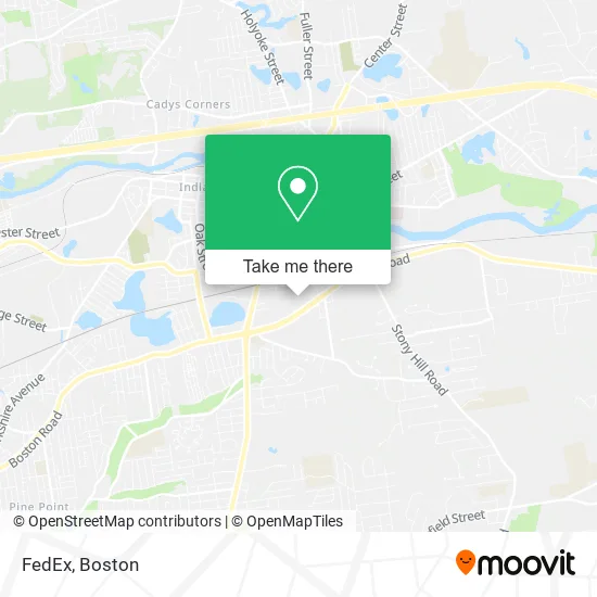 FedEx map