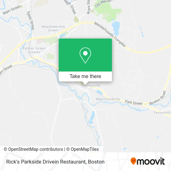 Rick's Parkside Drivein Restaurant map