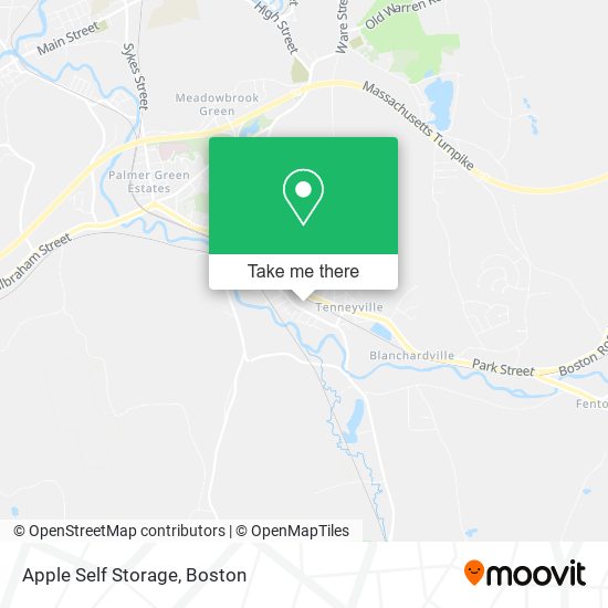 Mapa de Apple Self Storage