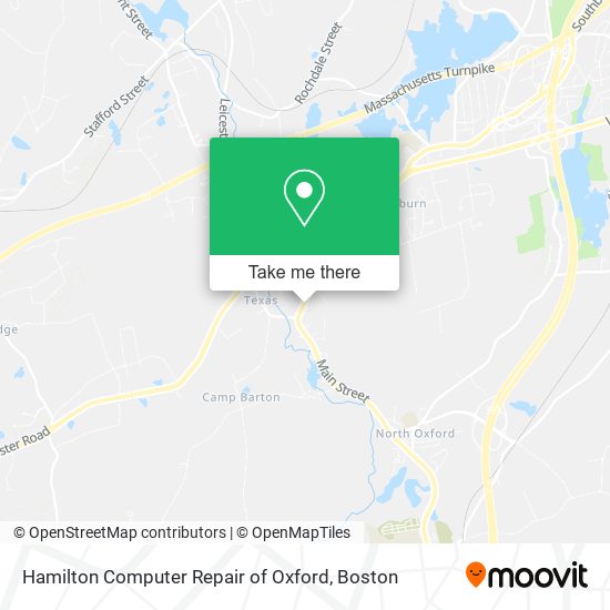 Hamilton Computer Repair of Oxford map