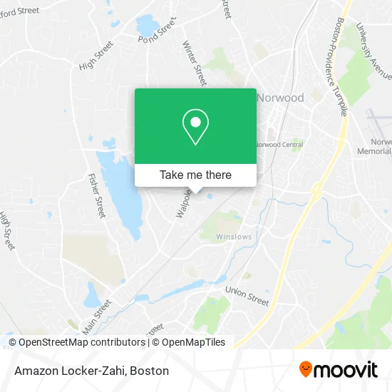 Mapa de Amazon Locker-Zahi