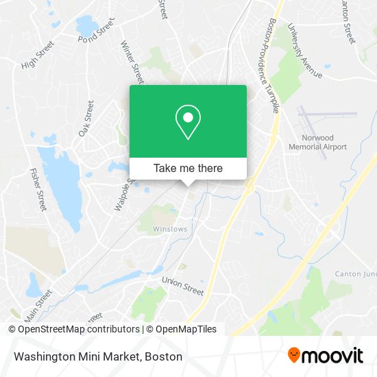 Washington Mini Market map