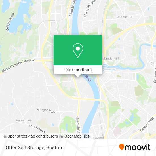 Otter Self Storage map