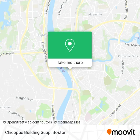 Chicopee Building Supp map
