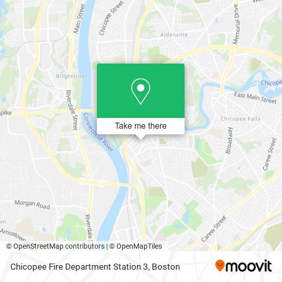 Chicopee Fire Department Station 3 map