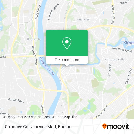 Mapa de Chicopee Convenience Mart
