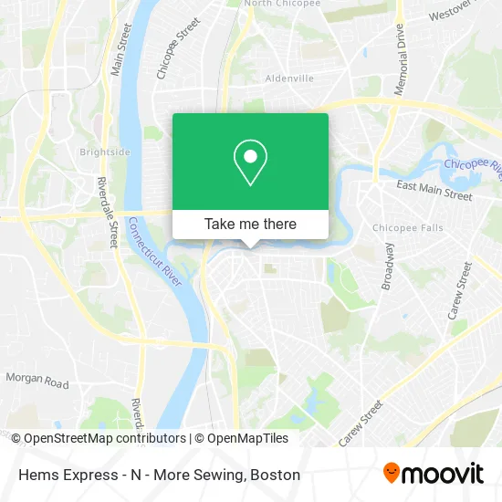 Hems Express - N - More Sewing map