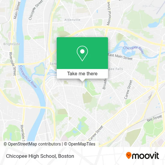 Chicopee High School map