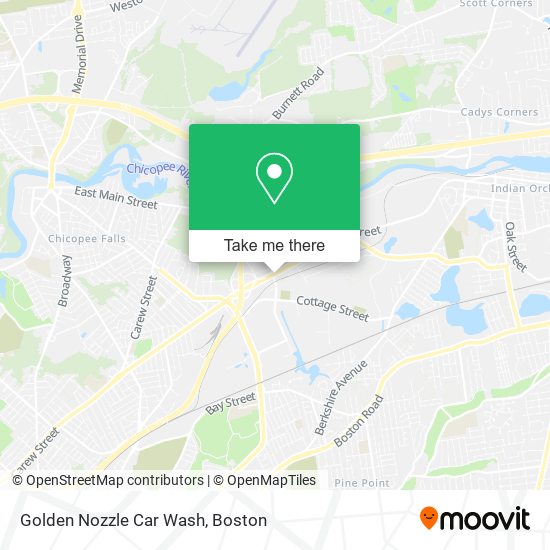 Golden Nozzle Car Wash map