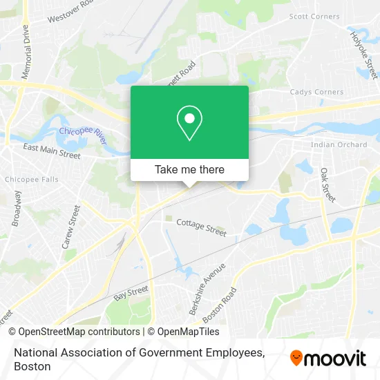 Mapa de National Association of Government Employees