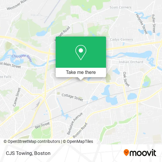CJS Towing map
