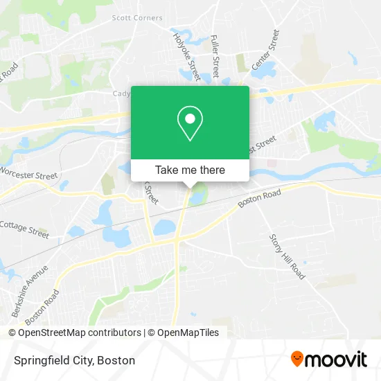 Springfield City map