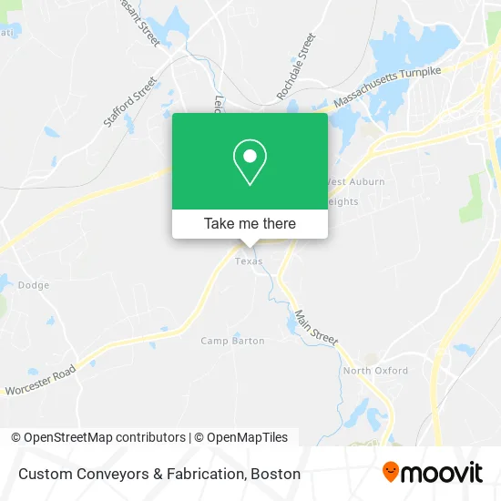 Custom Conveyors & Fabrication map