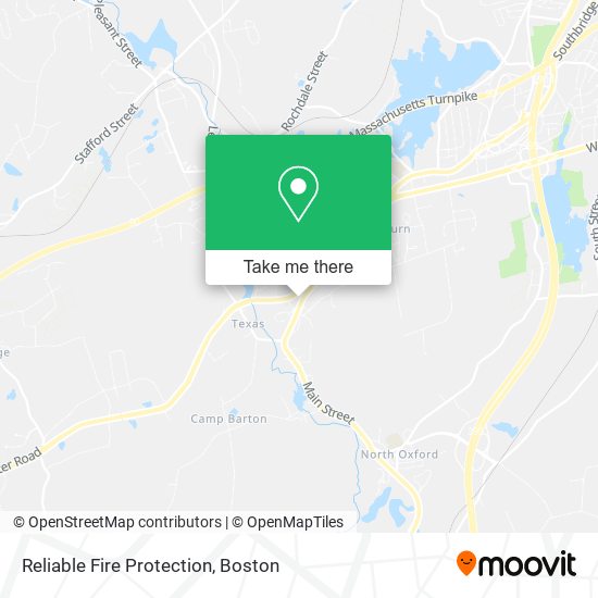 Mapa de Reliable Fire Protection