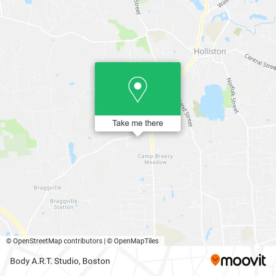 Body A.R.T. Studio map