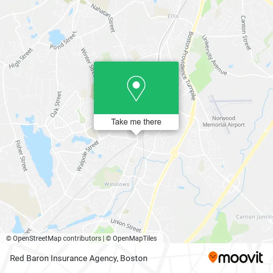 Red Baron Insurance Agency map