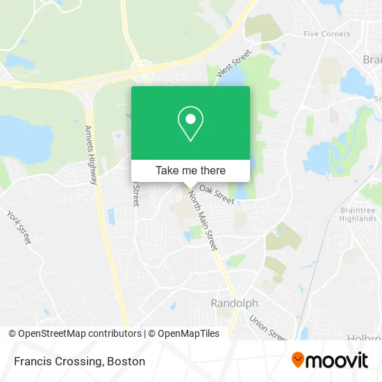 Francis Crossing map