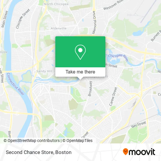Second Chance Store map