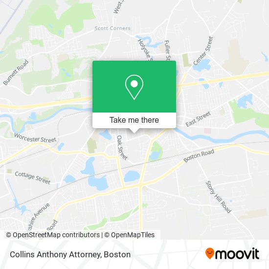 Collins Anthony Attorney map
