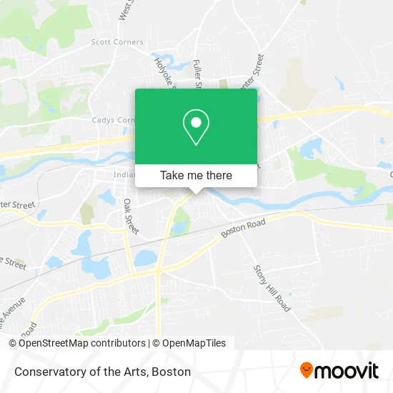 Mapa de Conservatory of the Arts