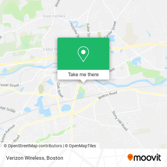 Mapa de Verizon Wireless