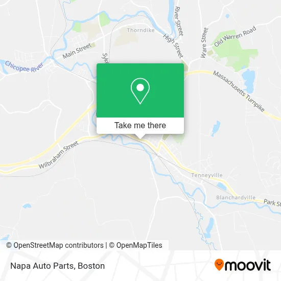 Napa Auto Parts map