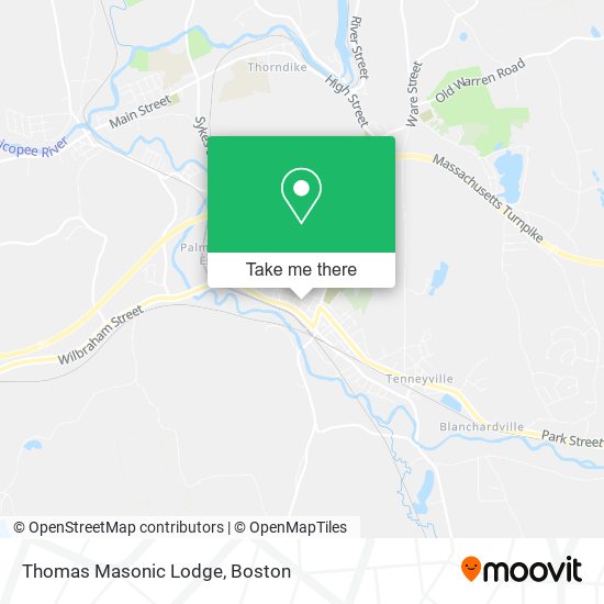 Thomas Masonic Lodge map