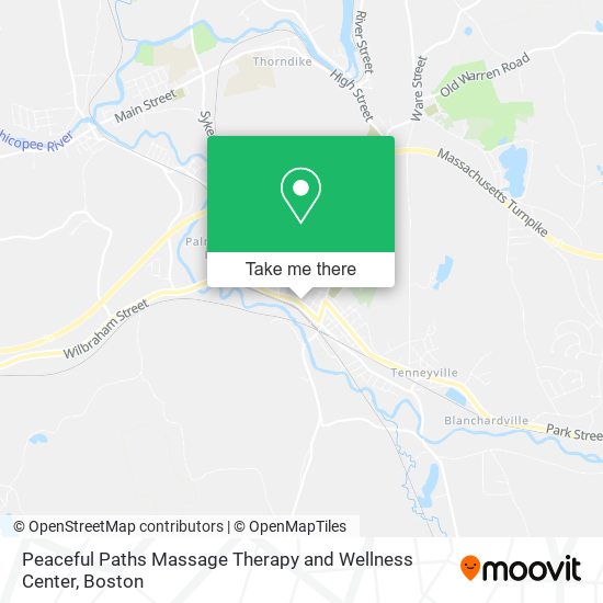 Peaceful Paths Massage Therapy and Wellness Center map