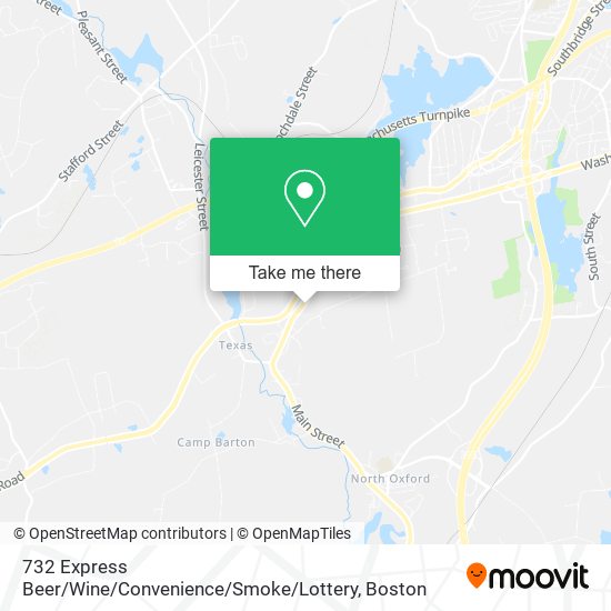 732 Express Beer / Wine / Convenience / Smoke / Lottery map