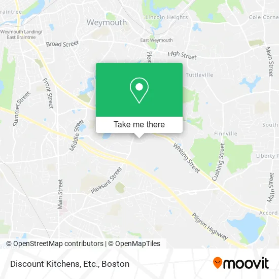 Discount Kitchens, Etc. map