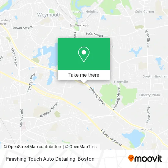 Finishing Touch Auto Detailing map