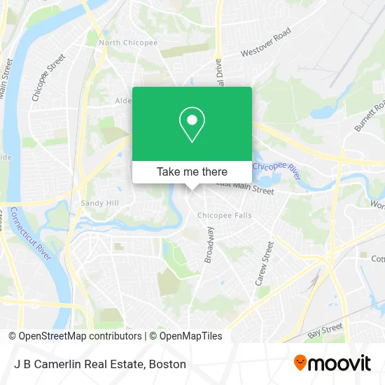 J B Camerlin Real Estate map